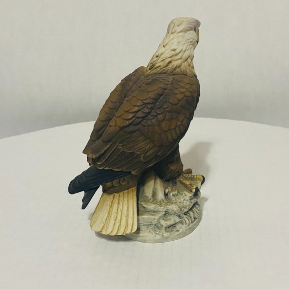 VTG Bald Eagle By Andrea Japan Porcelain Ceramic Figurine Bird Statue By Sadek - Picture 7 of 17